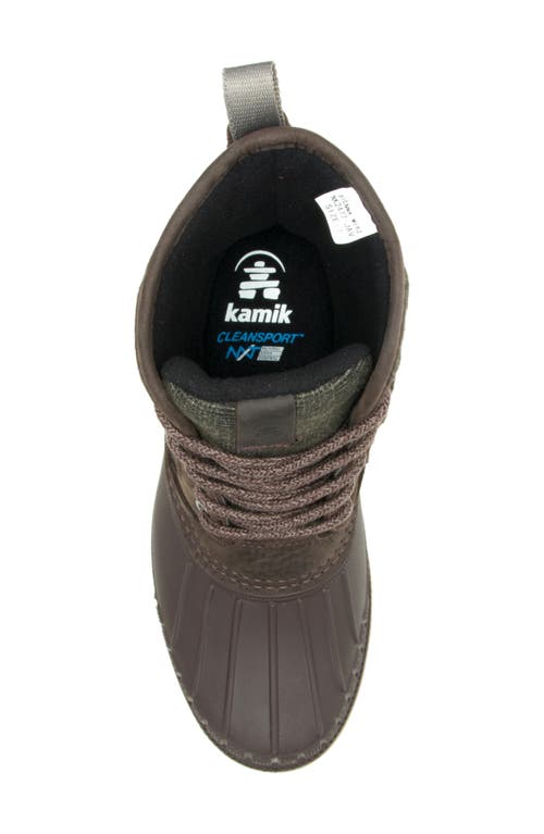 Kamik Sienna Mid 2 Waterproof Duck Boot In Brown