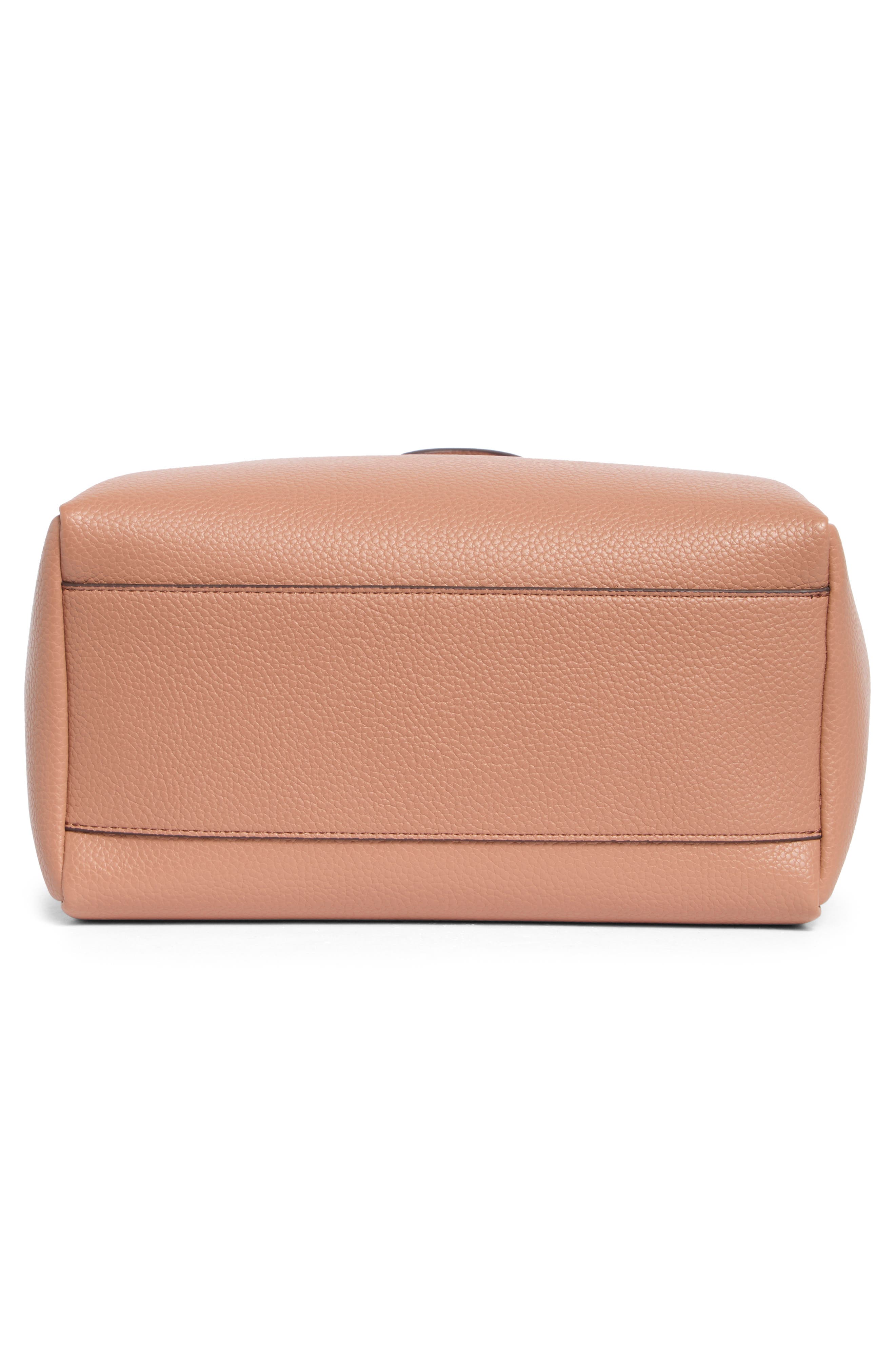 DKNY Willa Satchel Bag, Alternate, color, Hot Cocoa