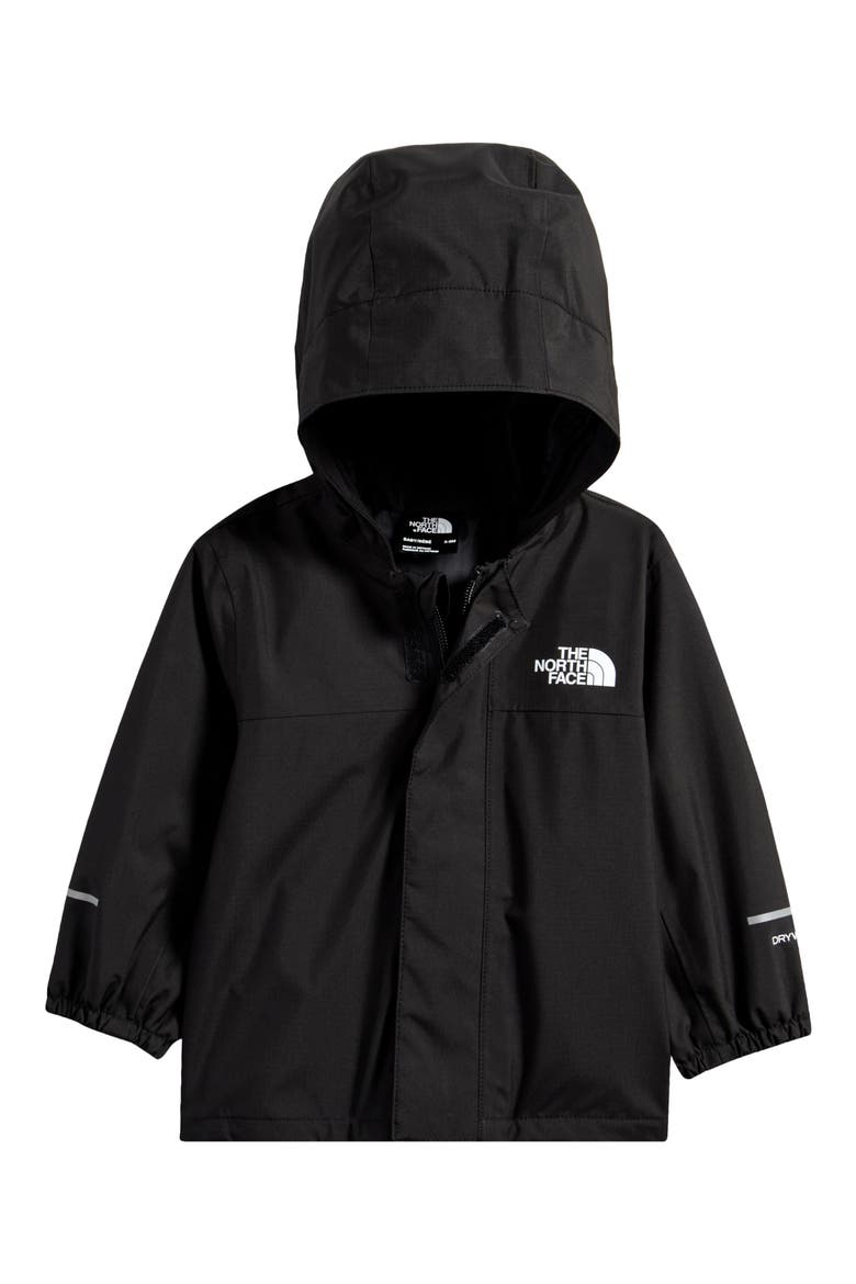 Antora Waterproof Recycled Polyester Rain Jacket, Main, color, TNF BLACK TNF BLACK