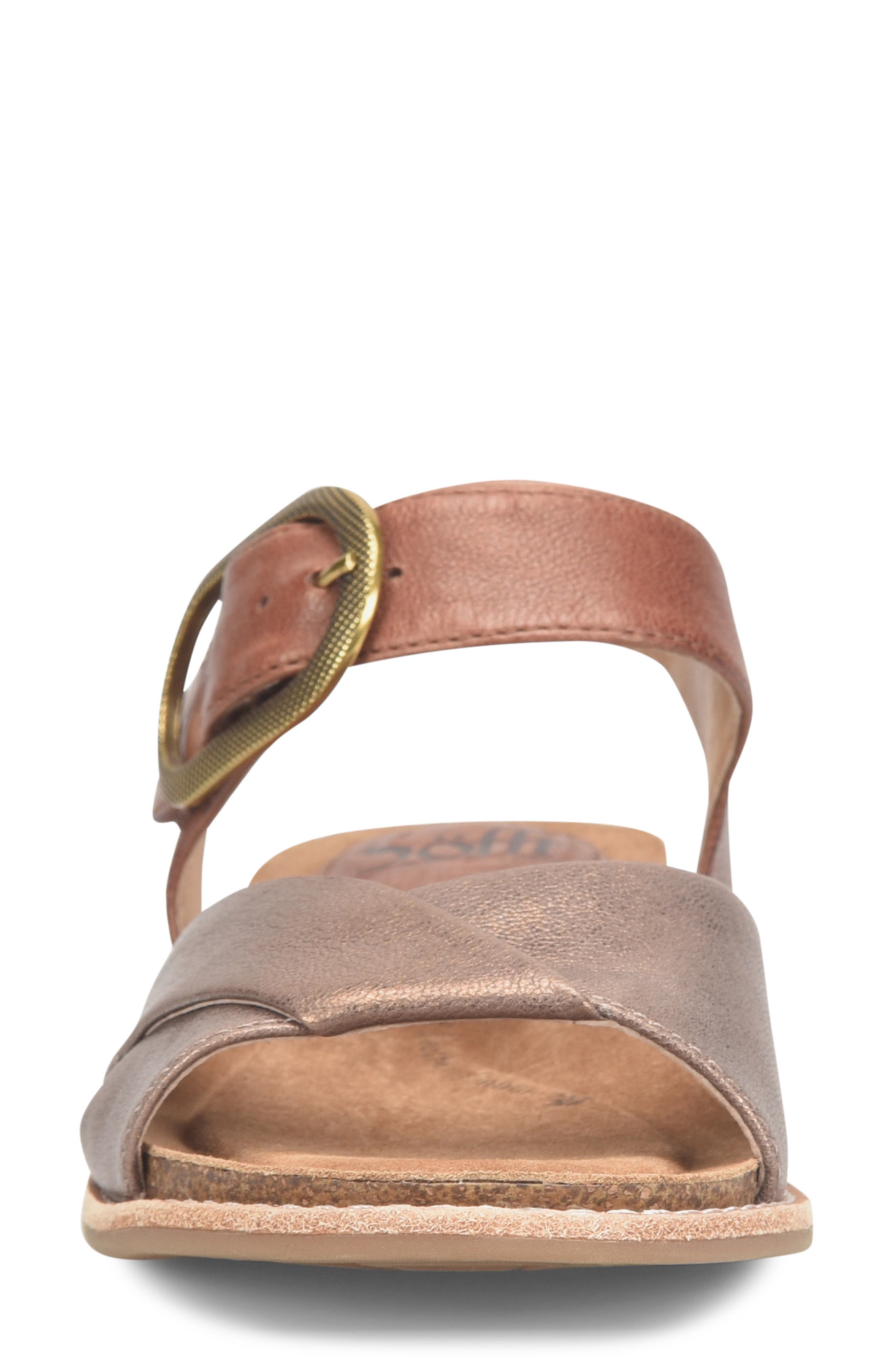Bayo Crisscross Ankle Strap Sandal, Alternate, color, COFFEE
