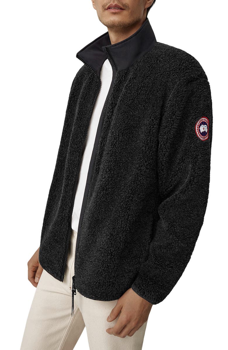 Canada Goose Kelowna Wool Blend Fleece Jacket, Alternate, color, 