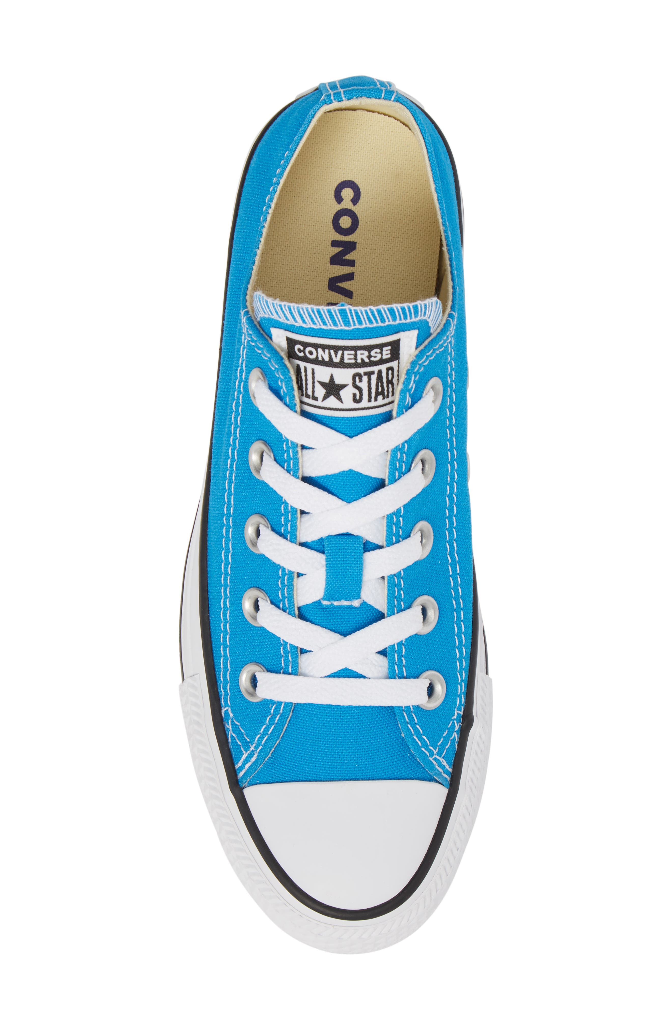 Gender Inclusive Chuck Taylor® All Star® Seasonal Ox Low Top Sneaker, Alternate, color, BLUE HERO
