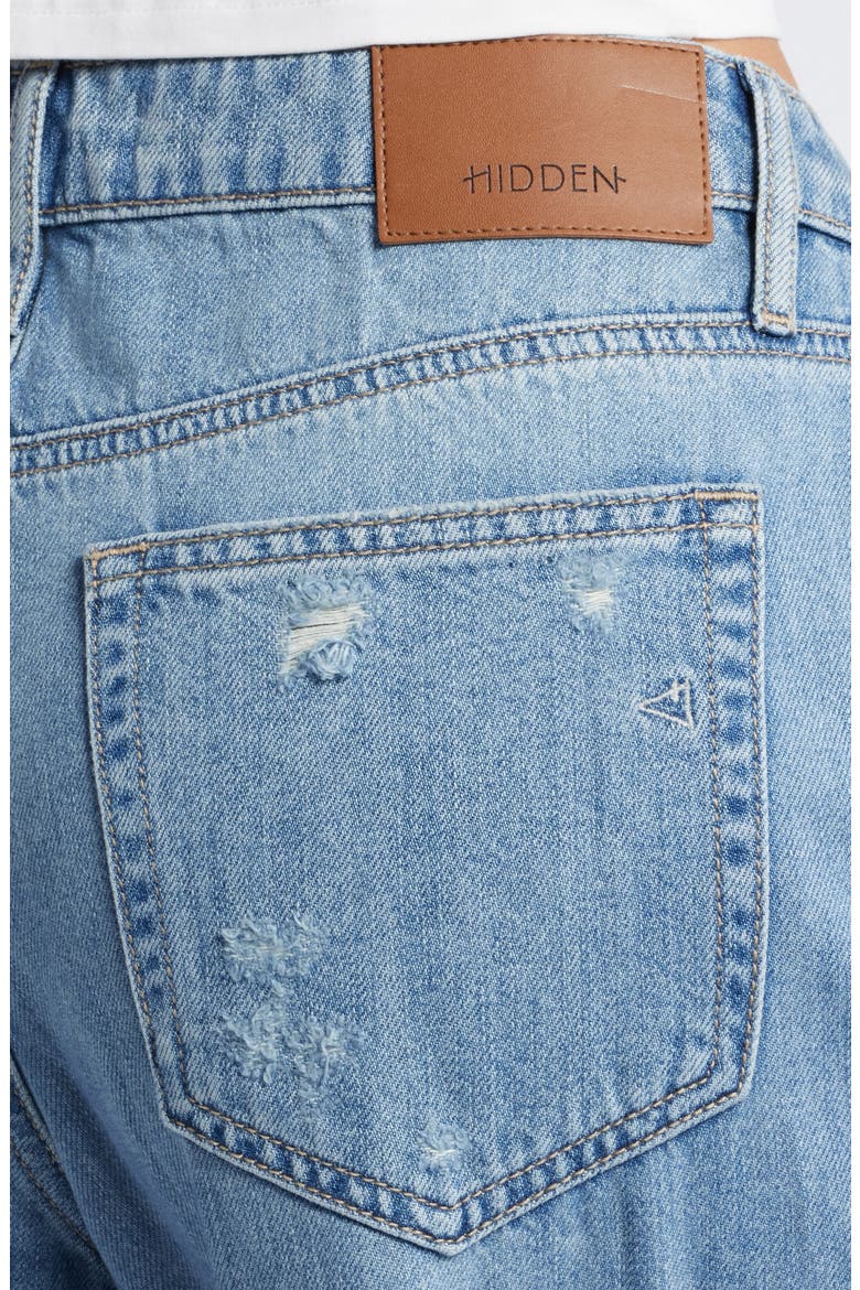 Ripped Supersoft Wide Leg Jeans, Alternate, color, MEDIUM WASH