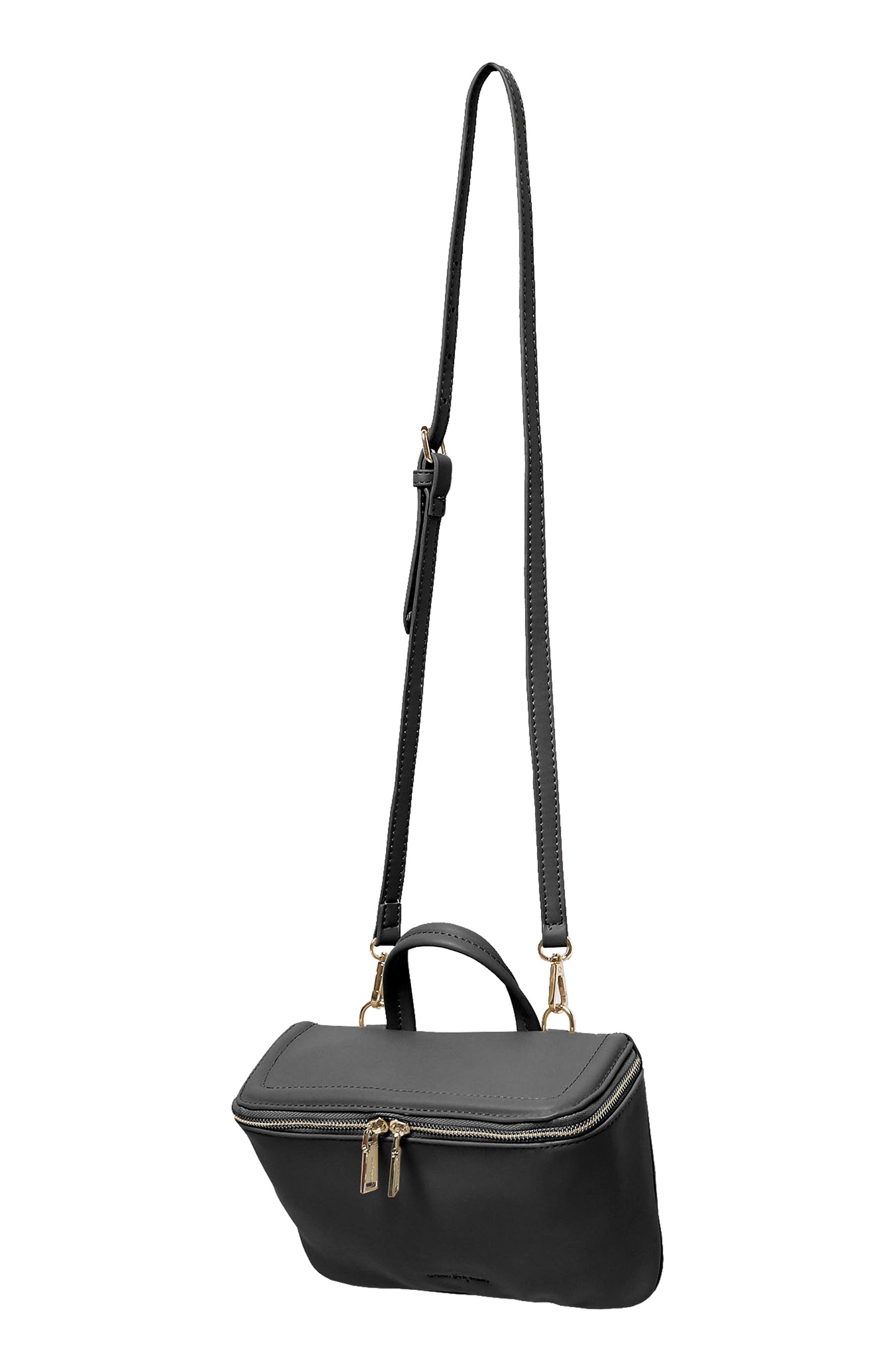 Urban Originals Shadow Vegan Leather Crossbody Satchel, Alternate, color, 