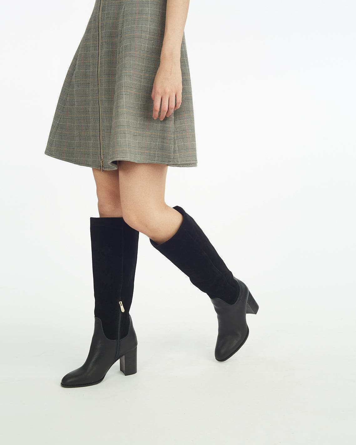 Draper James Bailey Boots, Alternate, color, Black