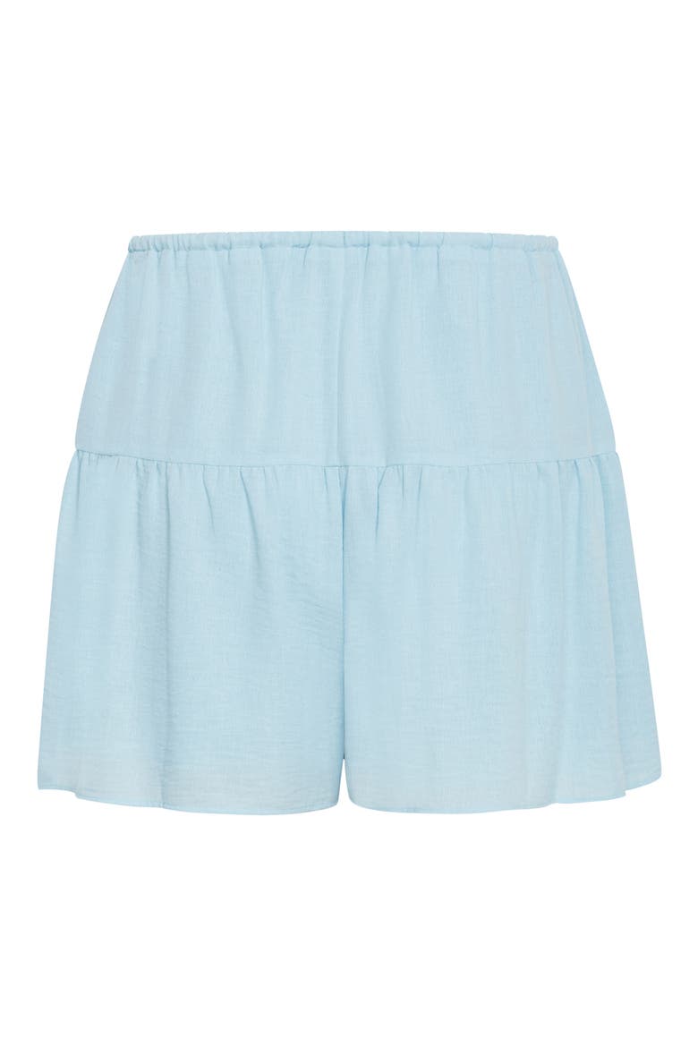 Sara Drawstring Shorts, Alternate, color, ICE BLUE