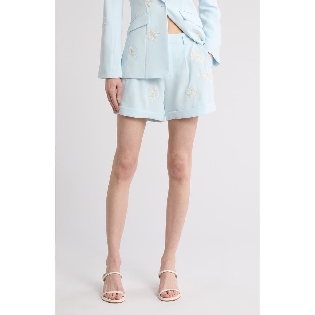 Cinq À Sept Cinq A Sept Wildflower Bouquet Blazer In Glacial Blue Multi
