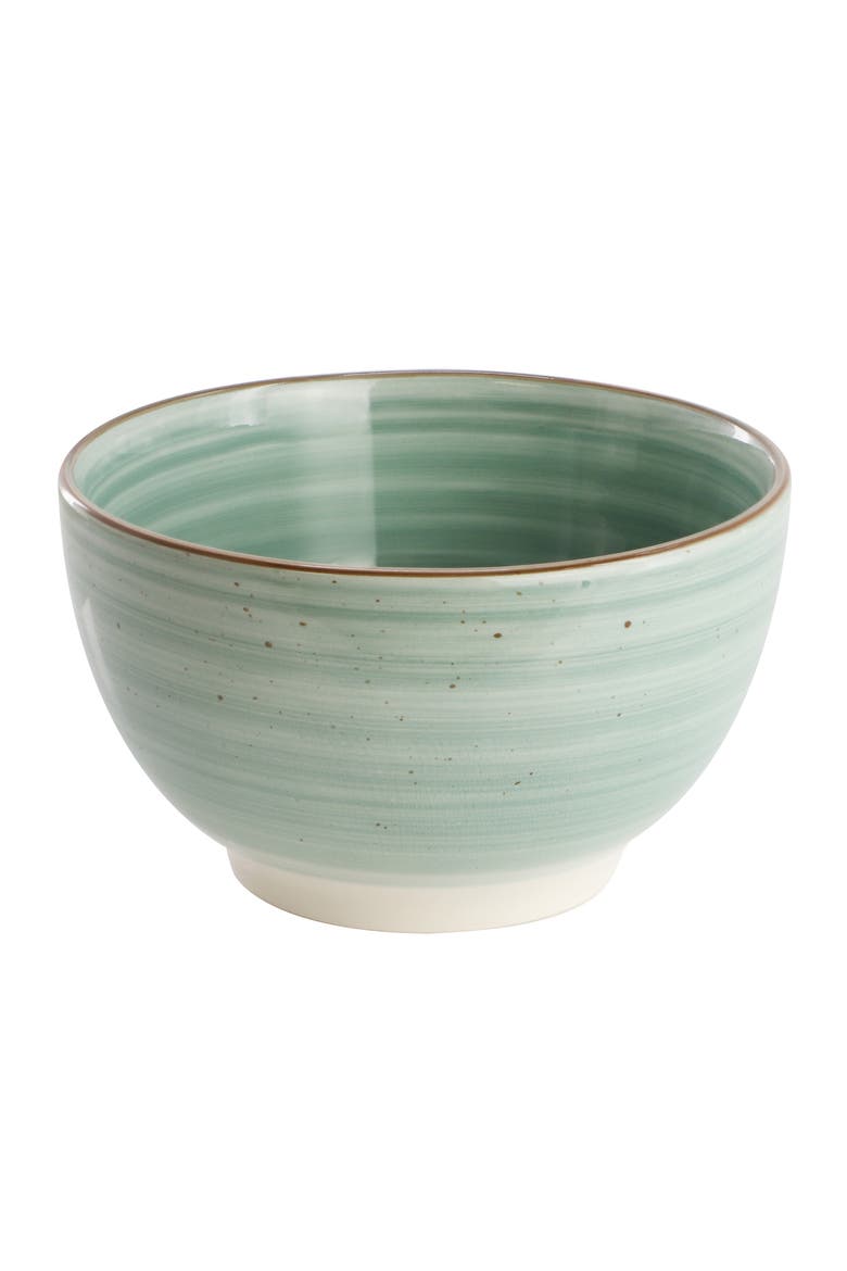 Stonebury 12 Piece Stoneware Dinnerware Set, Alternate, color, Green
