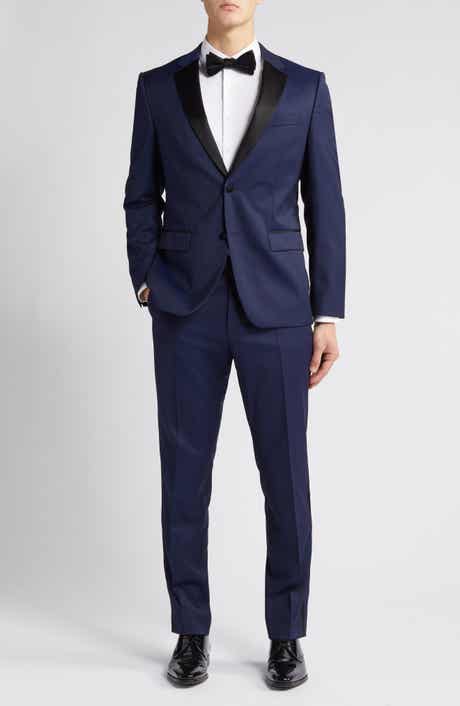 Huge Navy Wool Tuxedo