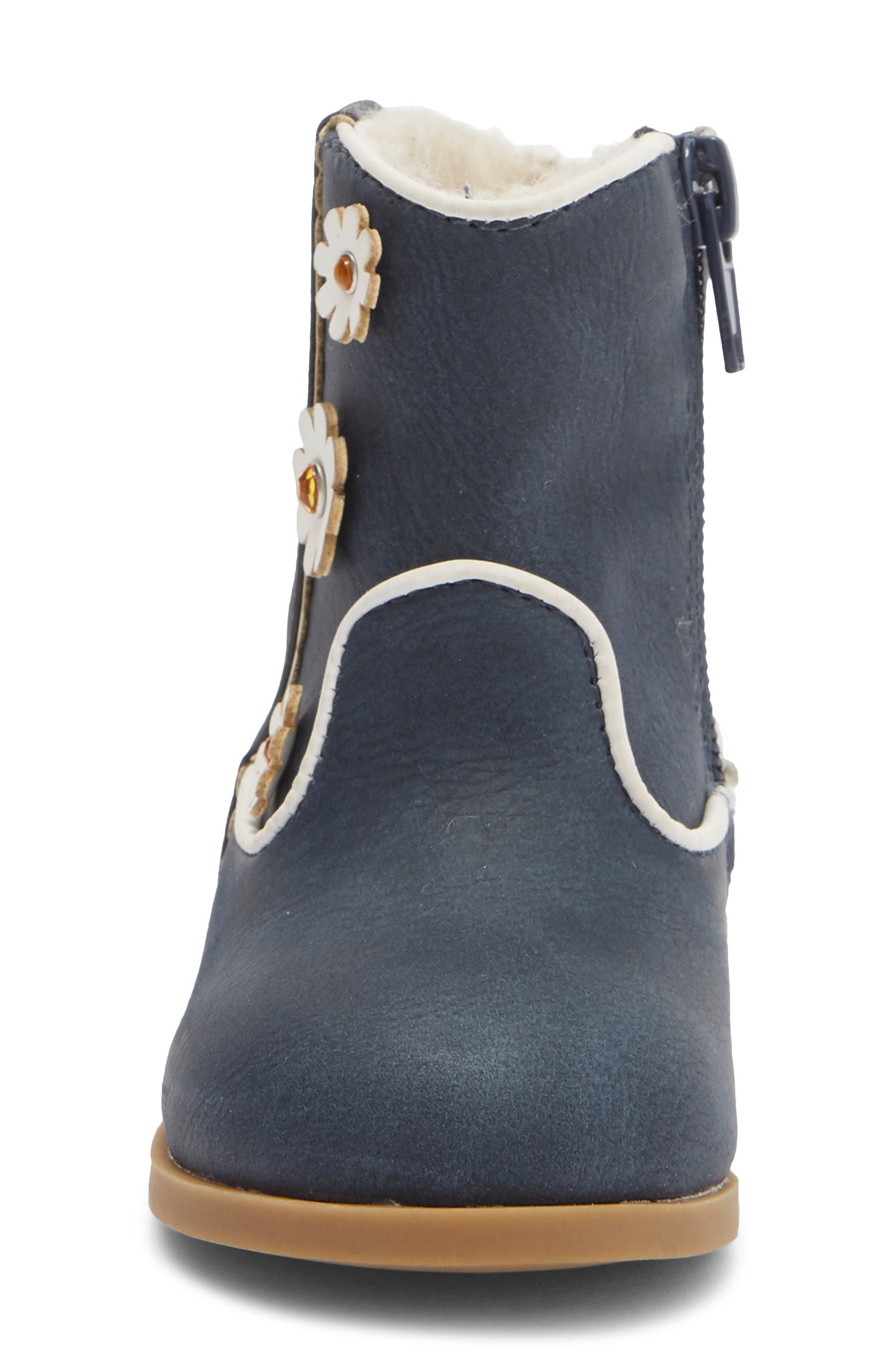 Kids' Ainsley Daisy Bootie, Alternate, color, NAVY