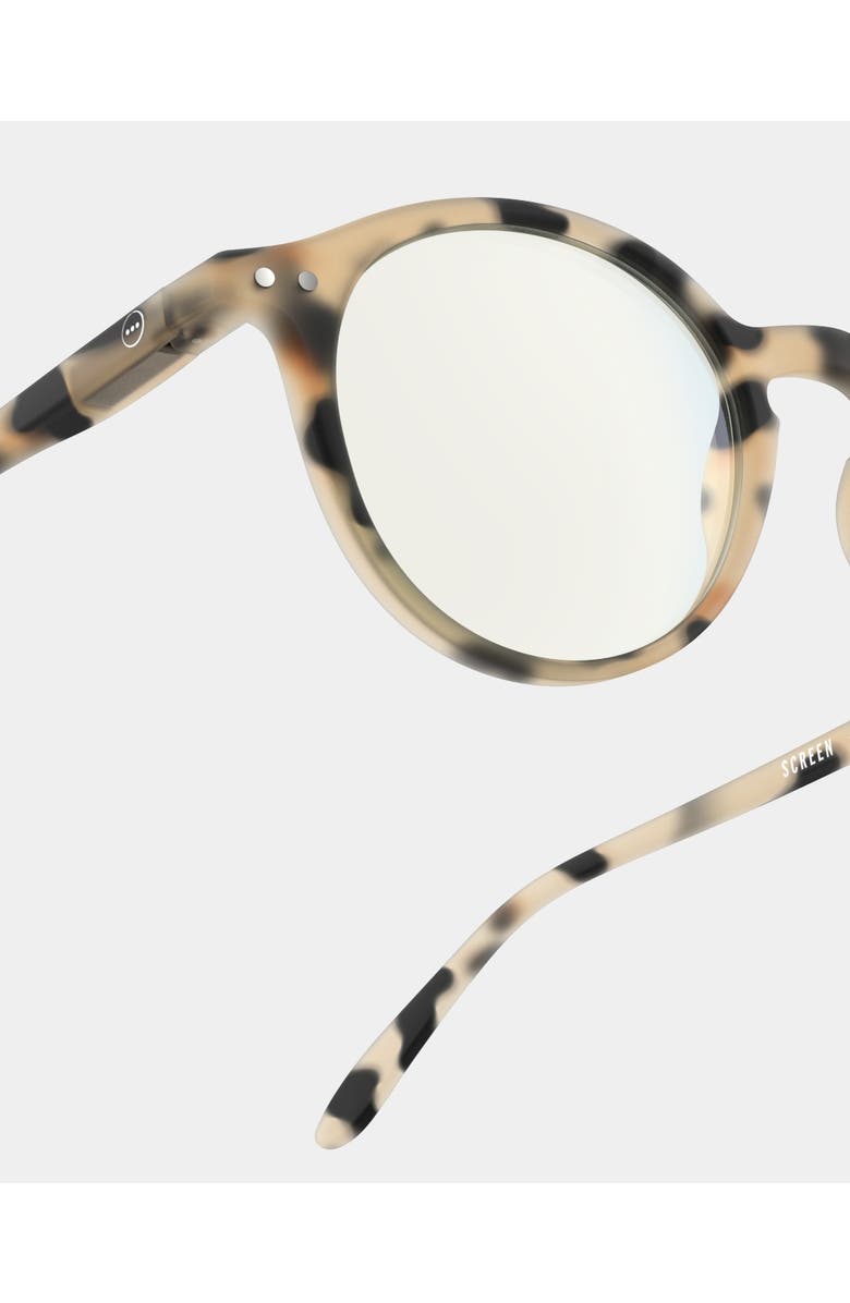 IZIPIZI #D 48mm Pantos Screen Glasses, Alternate, color, Light Tortoise