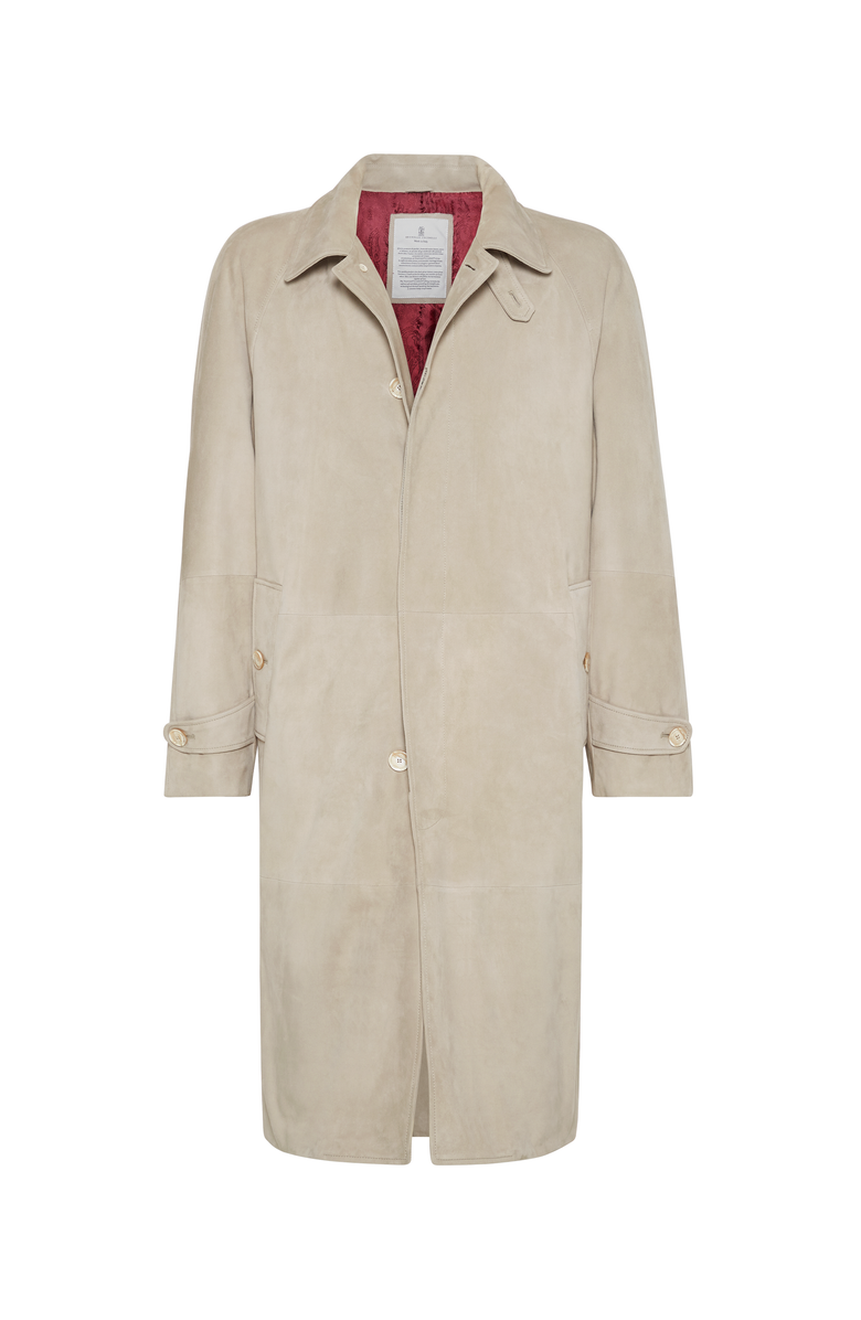 Brunello Cucinelli Suede overcoat, Main, color, 
