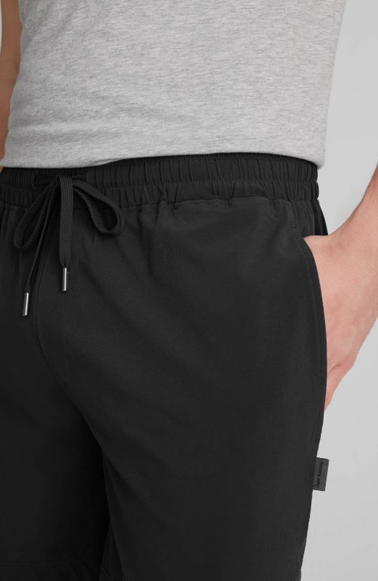 Tommy John Luxe Traveler Shorts, Alternate, color, Black