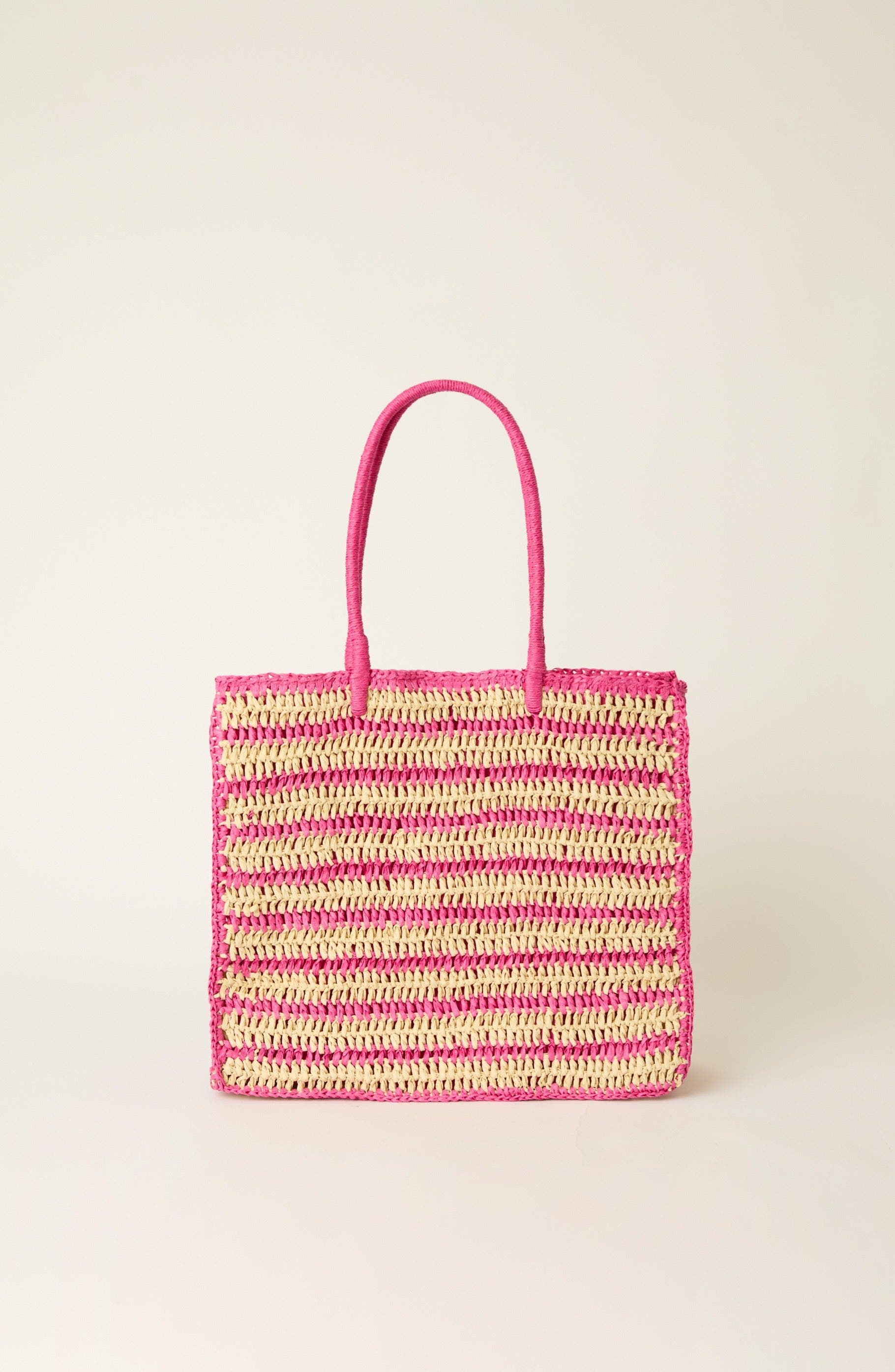 BTB Los Angeles Torino Tote, Main, color, Natural Fuchsia