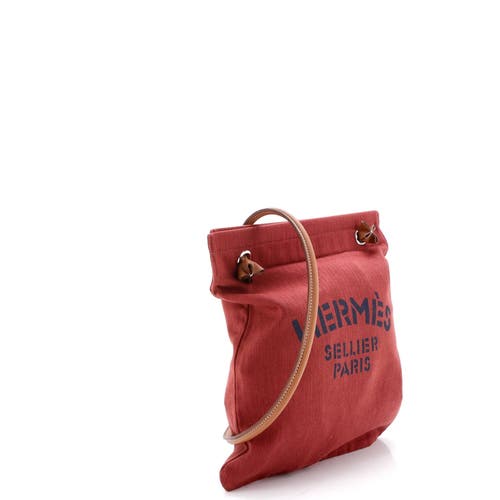 Pre-owned Hermes Hermes Aline Bag Toile Mm In Red