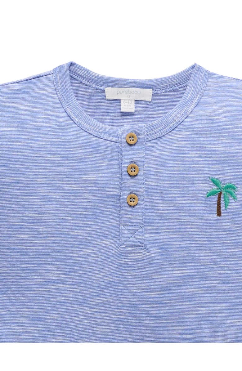 Purebaby Fiesta Resort Henley Top & Short Set, Alternate, color, Fiesta Print