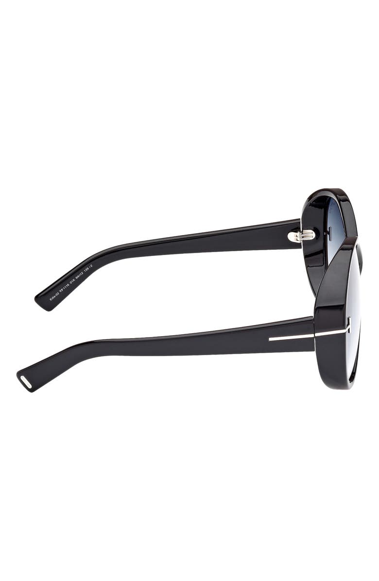TOM FORD Edie 64mm Oversize Round Sunglasses, Alternate, color, 