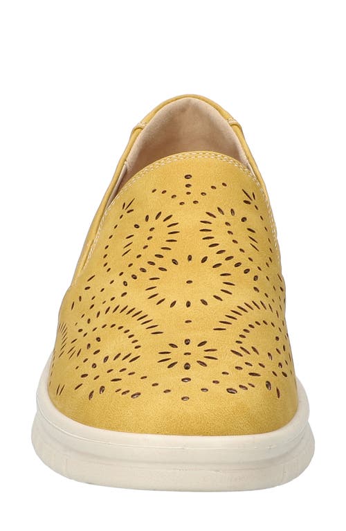 Easy Street Ying Perforated Slip-on Sneaker In Yellow