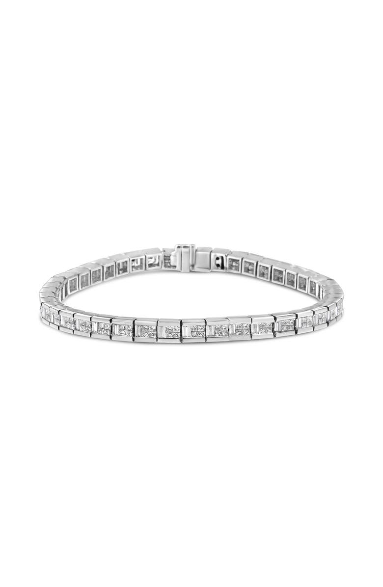 Haus of Brilliance 14K White Gold 4 3/8 Cttw Diamond Tennis Bracelet, Main, color, White