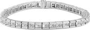 Haus of Brilliance 14K White Gold 4 3/8 Cttw Diamond Tennis Bracelet