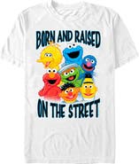 Sesame Street® Men's Sesame Street Born and Raised on the Street Graphic T-Shirt