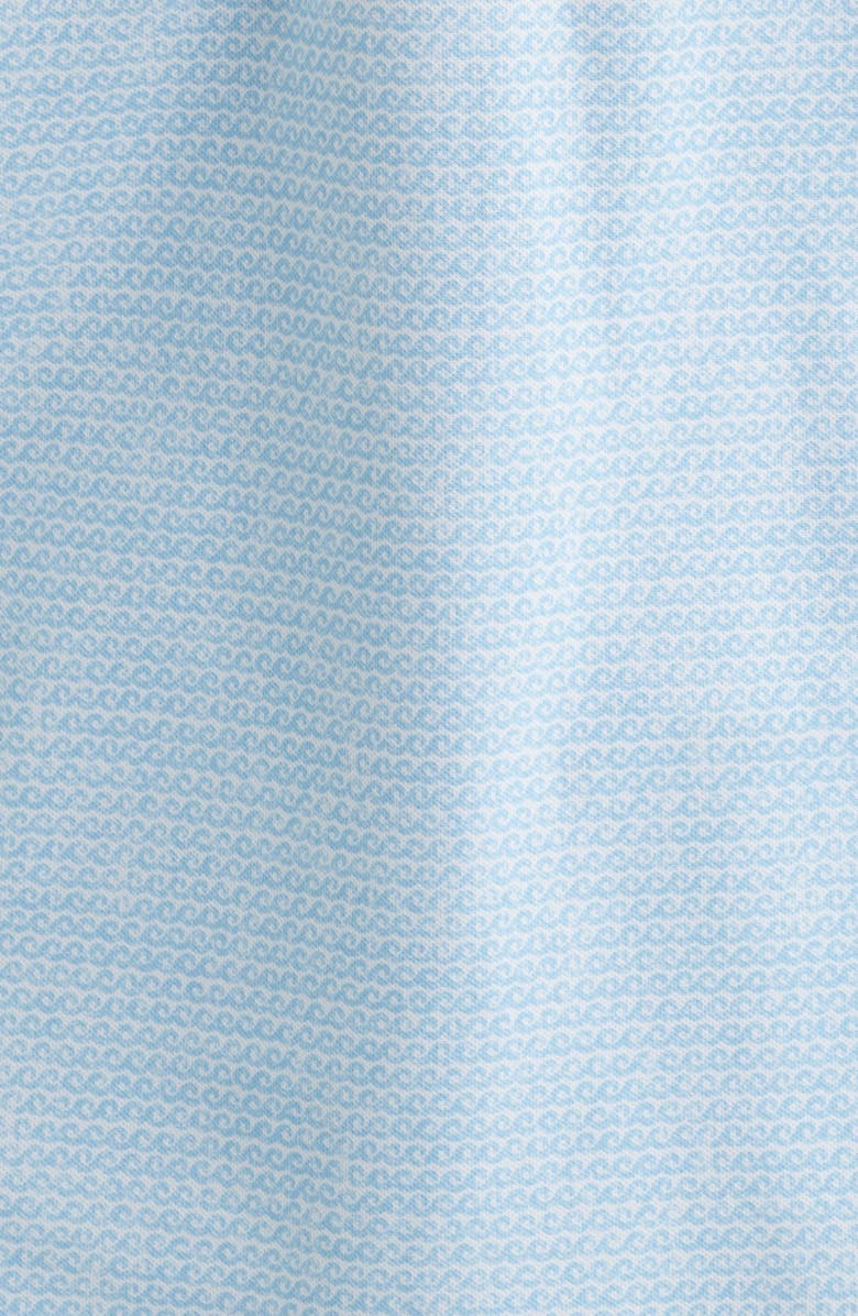 johnnie-O Waverunner Wave Print Perfornance Jersey Polo, Alternate, color, Kona