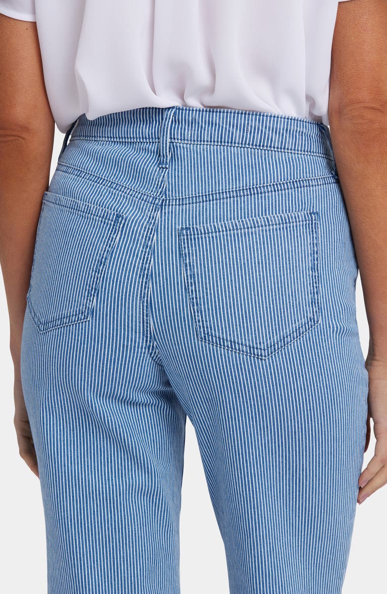 NYDJ Joni High Waist Stripe Relaxed Capri Jeans, Alternate, color, Villa Vista Stripe