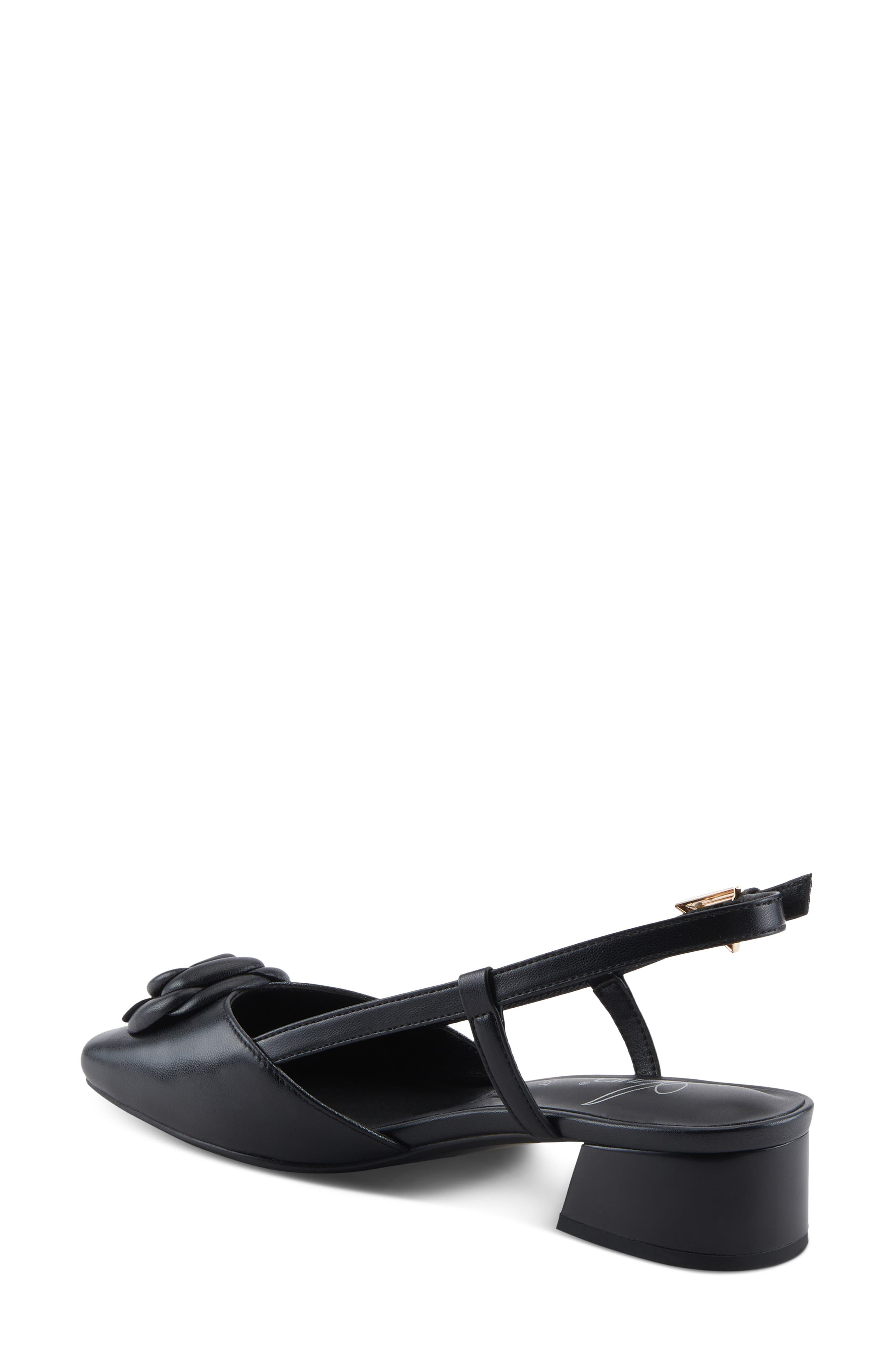 AZURA BY SPRING STEP Angelicish Slingback Pump, Alternate, color, Black