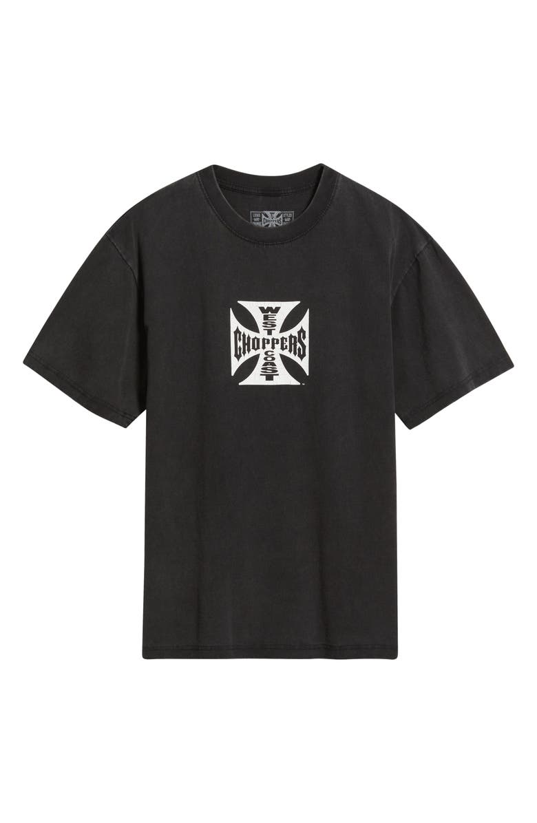ID Supply Co West Coast Choppers Cotton Graphic T-Shirt, Alternate, color, Washed Black