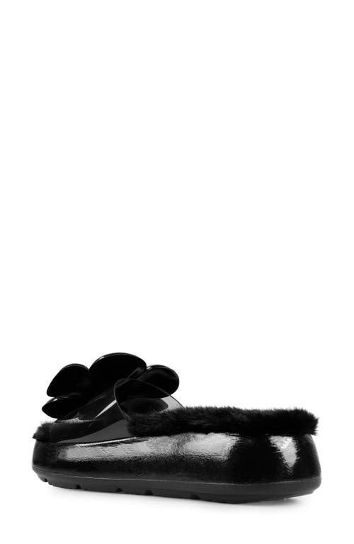 Shop Zigi Cass Faux Fur Lined Sandal In Black