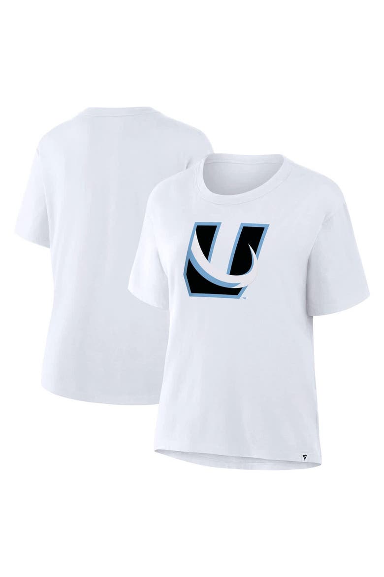Women's Fanatics  White Utah Mammoth Alternate Logo Legacy T-Shirt, Main, color, White