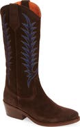 Penelope Chilvers Goldie Embroidered Cowboy Boot