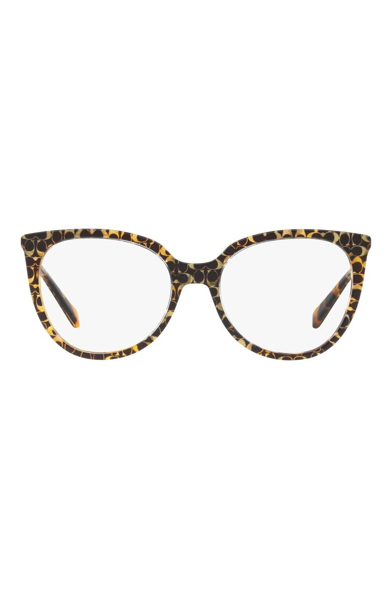 53mm Cat Eye Optical Glasses, Main, color, SPOT TORT