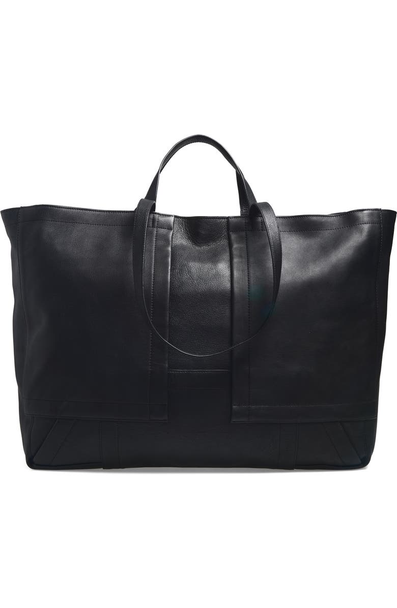 Alexander Wang Extra Large Pack Leather Tote, Alternate, color, Black