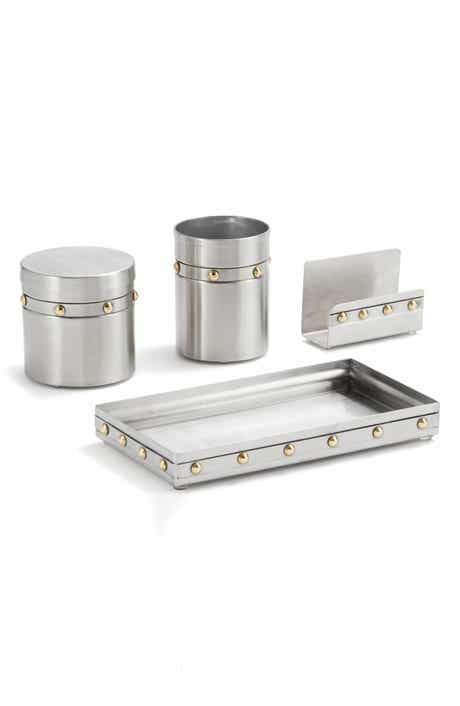 ROSELLI TRADING COMPANY Rivet 4-Piece Desk Accessory Set
