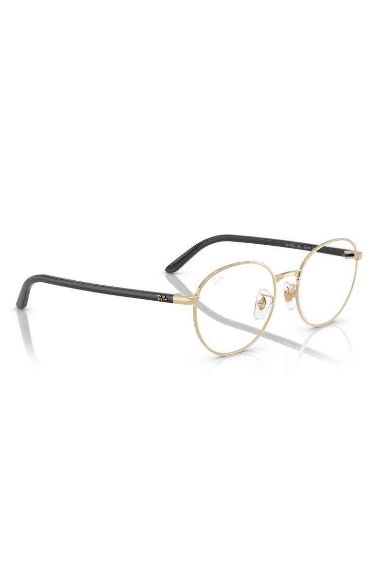 Ray-Ban 53mm Phantos Optical Glasses, Alternate, color, Pale Gold
