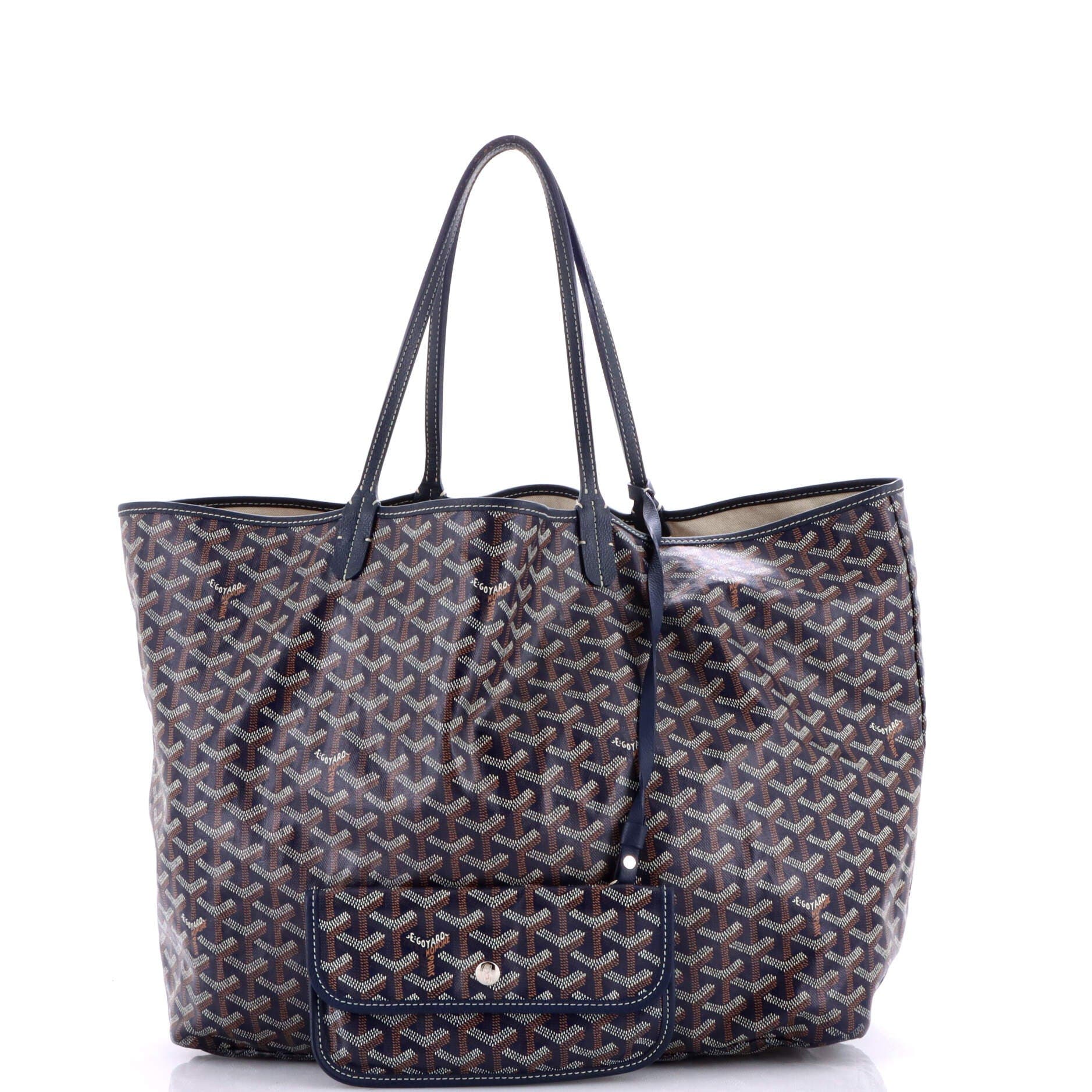 Pre-Owned Goyard Saint Louis Tote Coated Canvas GM, Alternate, color, 