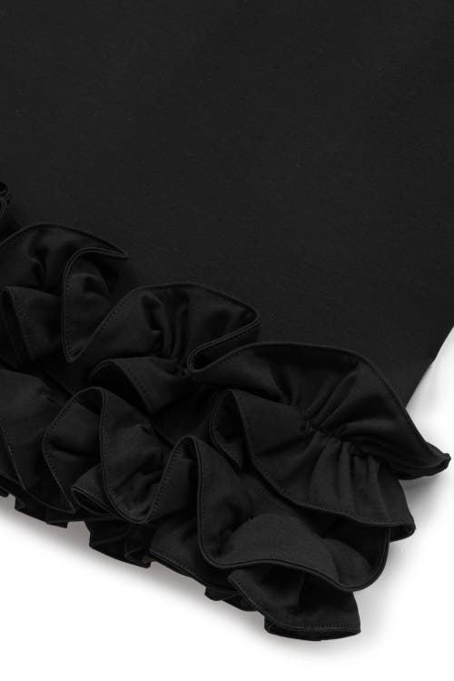 Nocturne Jersey Maxi Dress With Ruffle Detail