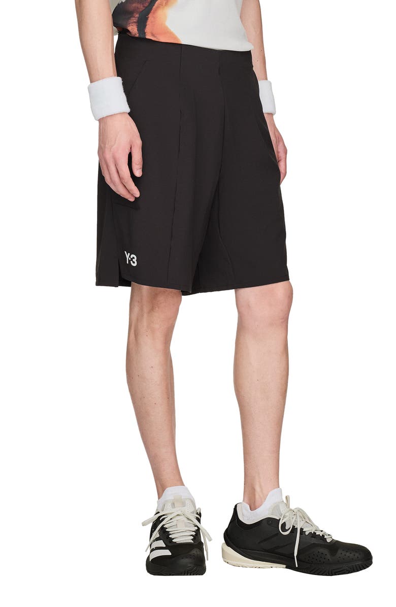 adidas Tennis Pro Ergo Shorts, Main, color, Black