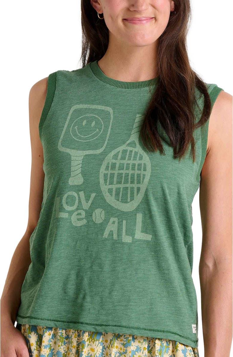 Toad & Co Women's Boundless Jersey Tank, Alternate, color, Pasture Love All