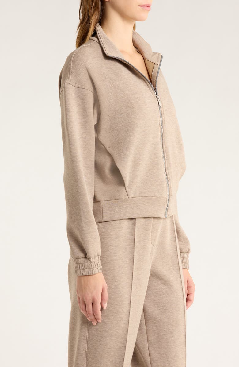 SPANX<sup>®</sup> Brushed AirEssentials<sup>®</sup> Jacket, Alternate, color, Birch Heather