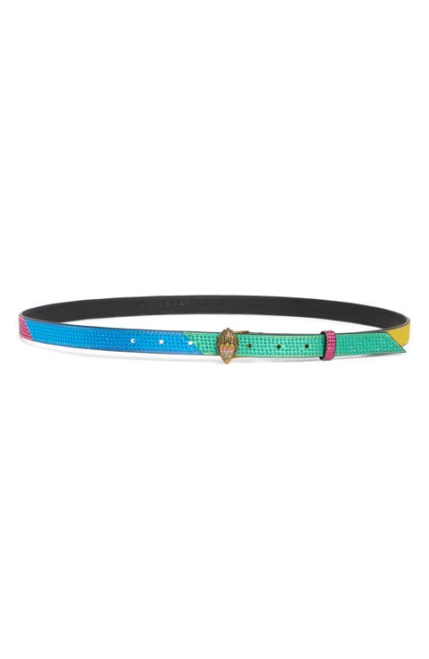 Crystal Rainbow Thin Belt