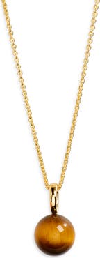 Monica Vinader Gemstone Pendant Necklace