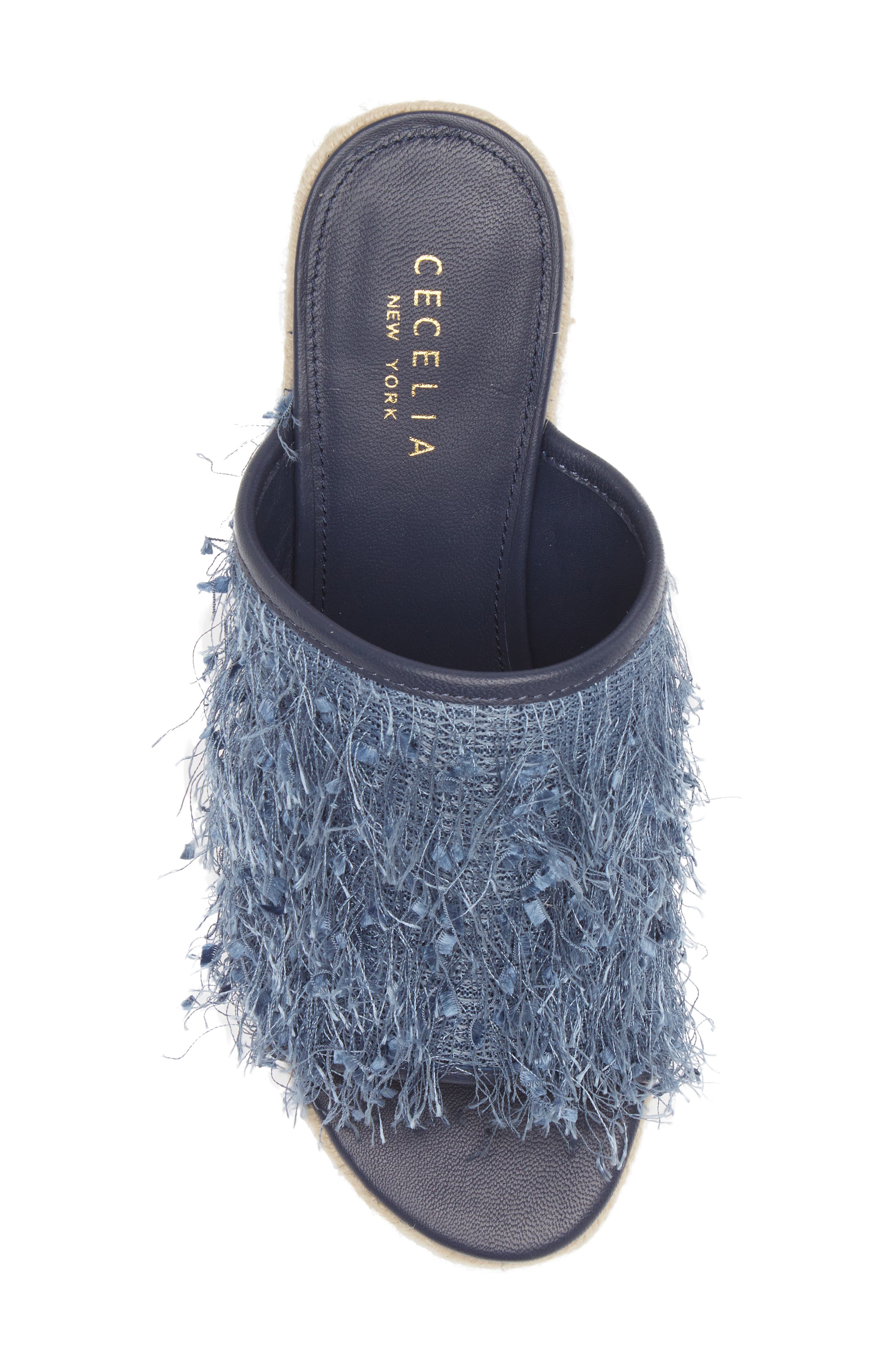 Cecelia New York Fringe Espadrille Sandal, Alternate, color, 