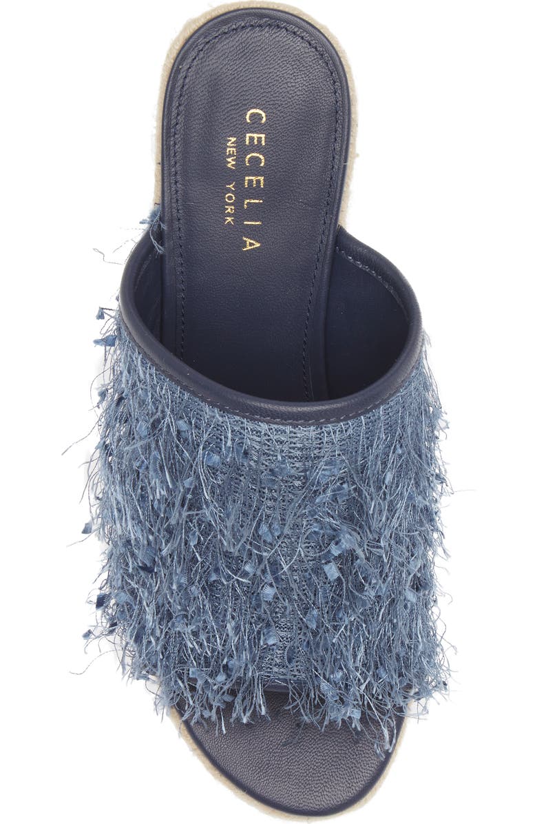 Cecelia New York Fringe Espadrille Sandal, Alternate, color,