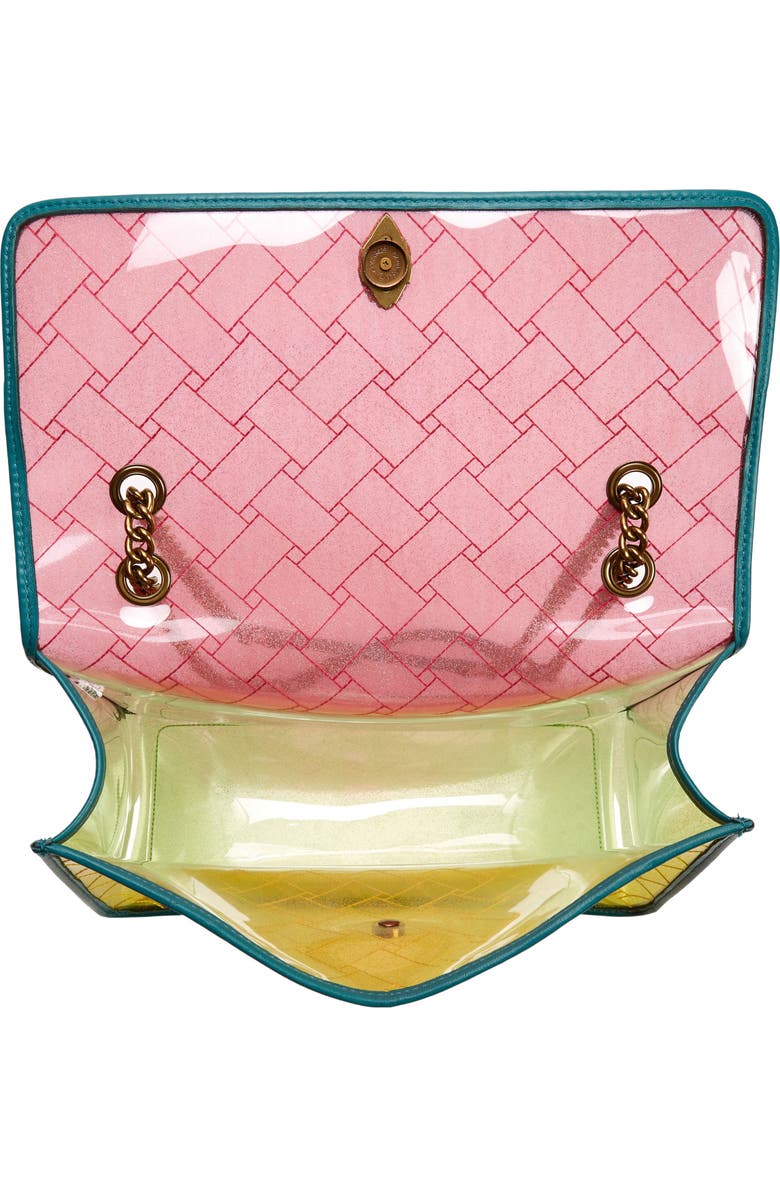 Kurt Geiger London XXL Kensington Vinyl Convertible Shoulder Bag, Alternate, color,