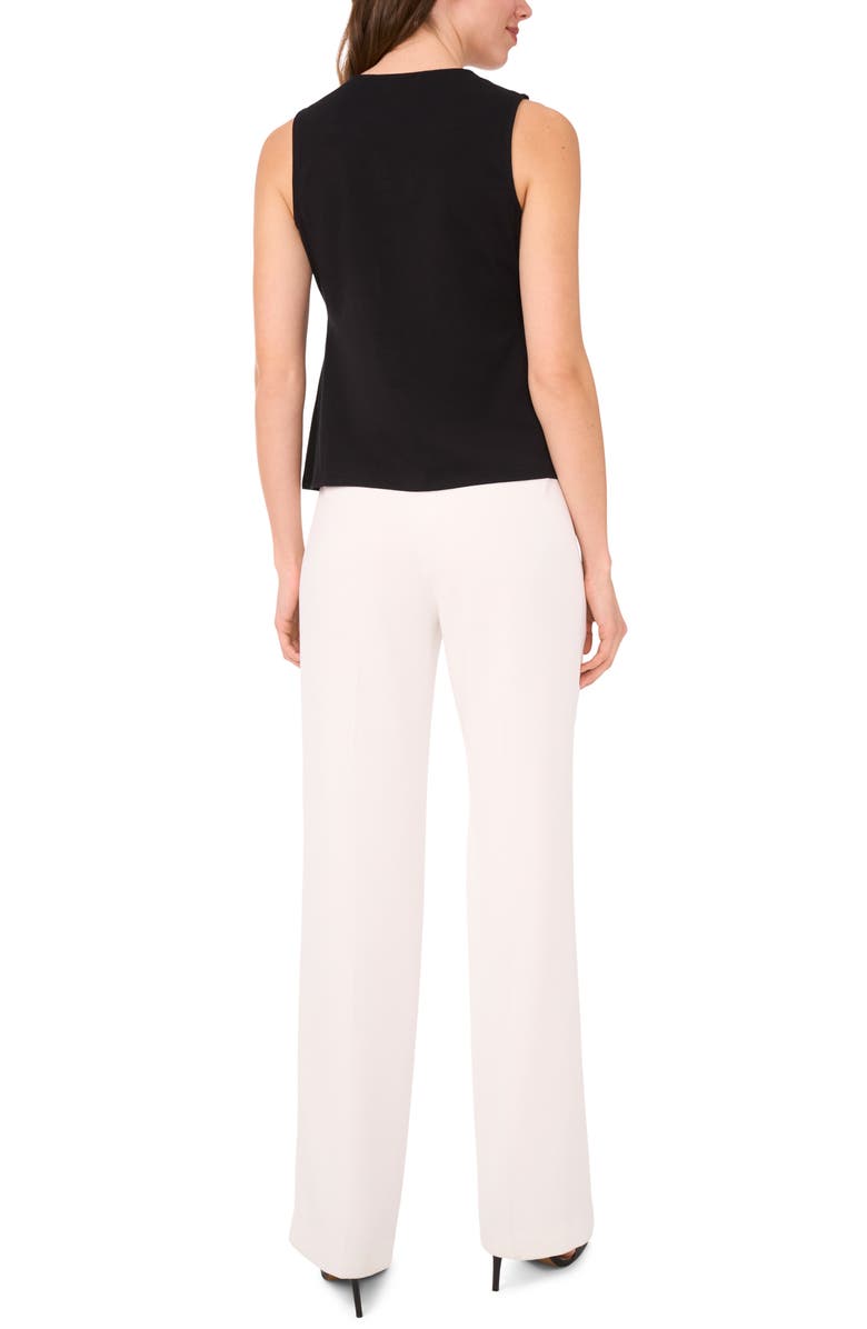 Halogen<sup>®</sup> Twist Front Sleeveless Cotton Knit Top, Alternate, color, 