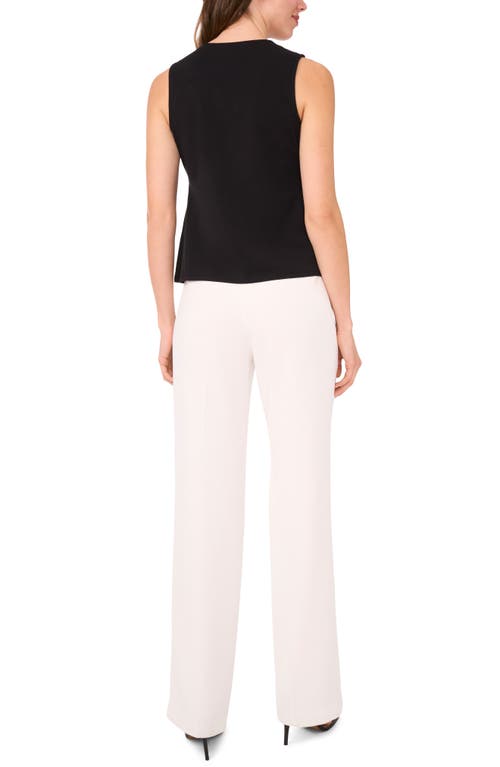 Halogenr Halogen(r) Twist Front Sleeveless Cotton Knit Top
