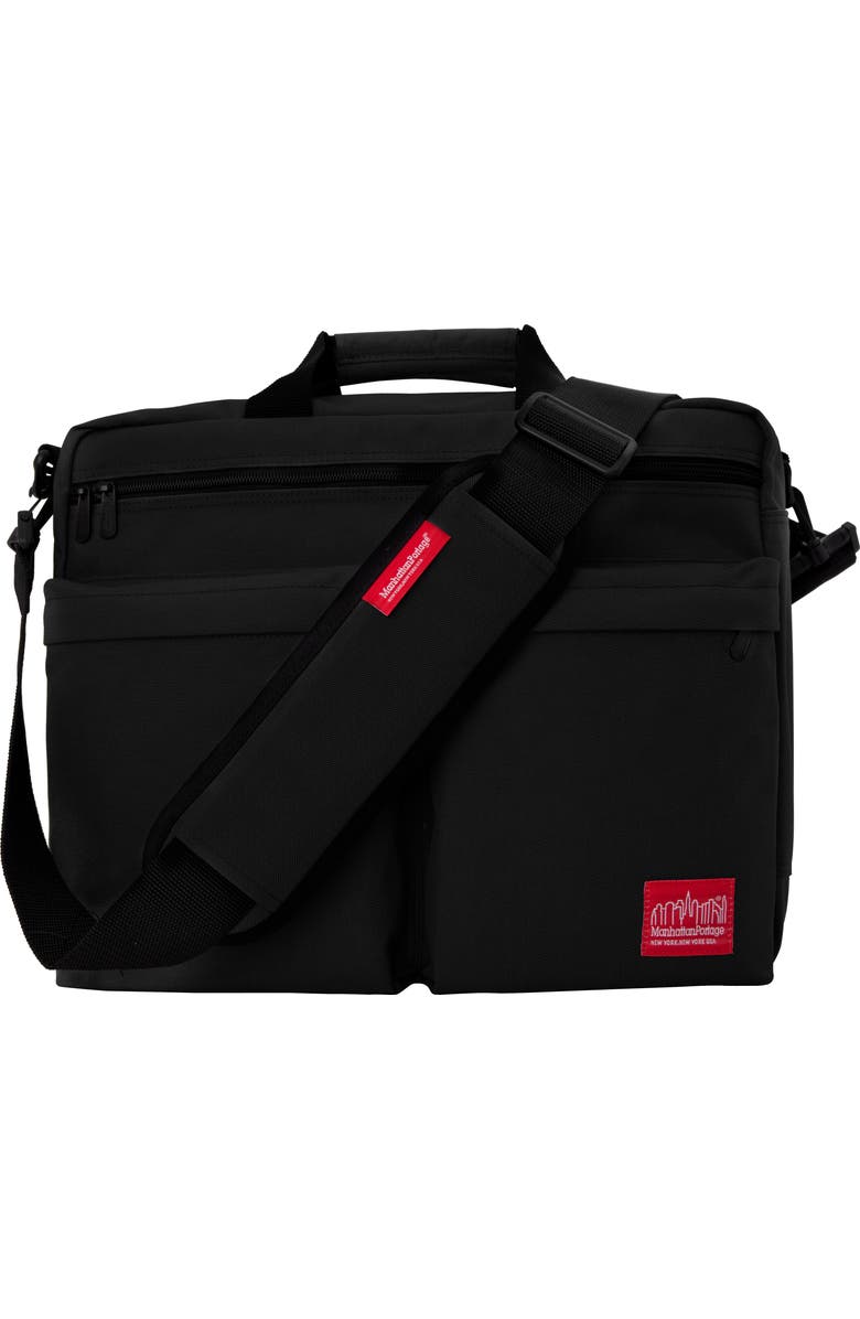 Manhattan Portage Tribeca Bag 3-Way Carry Briefcase, Main, color, Black