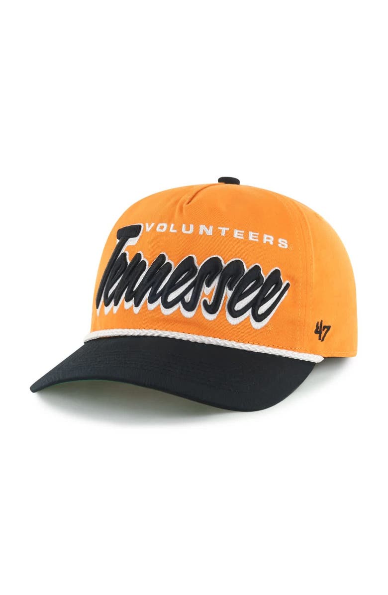 '47 Men's '47 Tennessee Orange Tennessee Volunteers Dropshadow Rope Hitch Adjustable Hat, Alternate, color, 